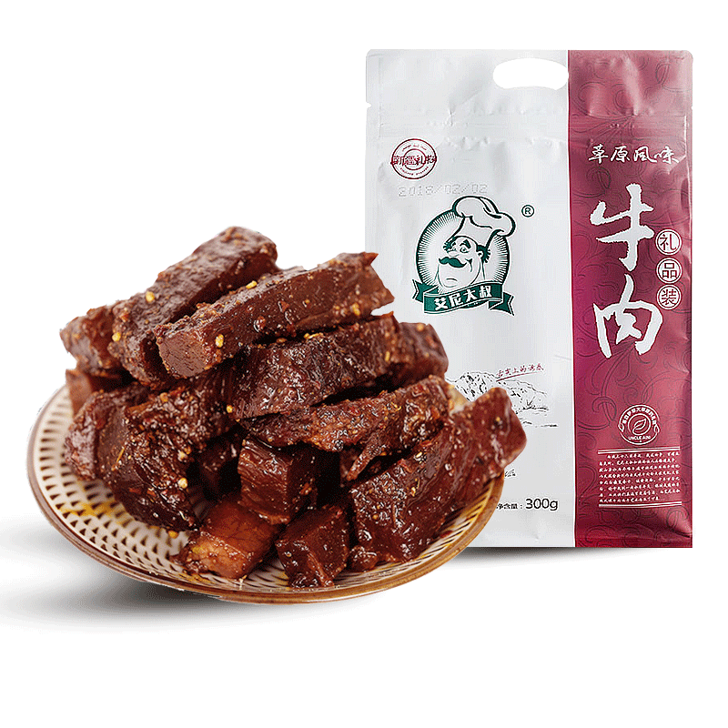 新疆风味牛肉干量贩装300g